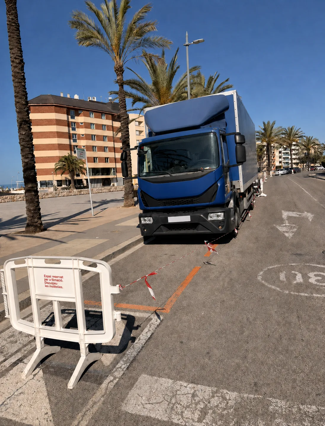 Transporte para eventos en Barcelona y España — flota On Set Transporte